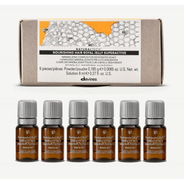 Davines NaturalTech Nourishing Hair Royal Jelly Superactive Mineralizing Scalp Treatment 6x8 ml